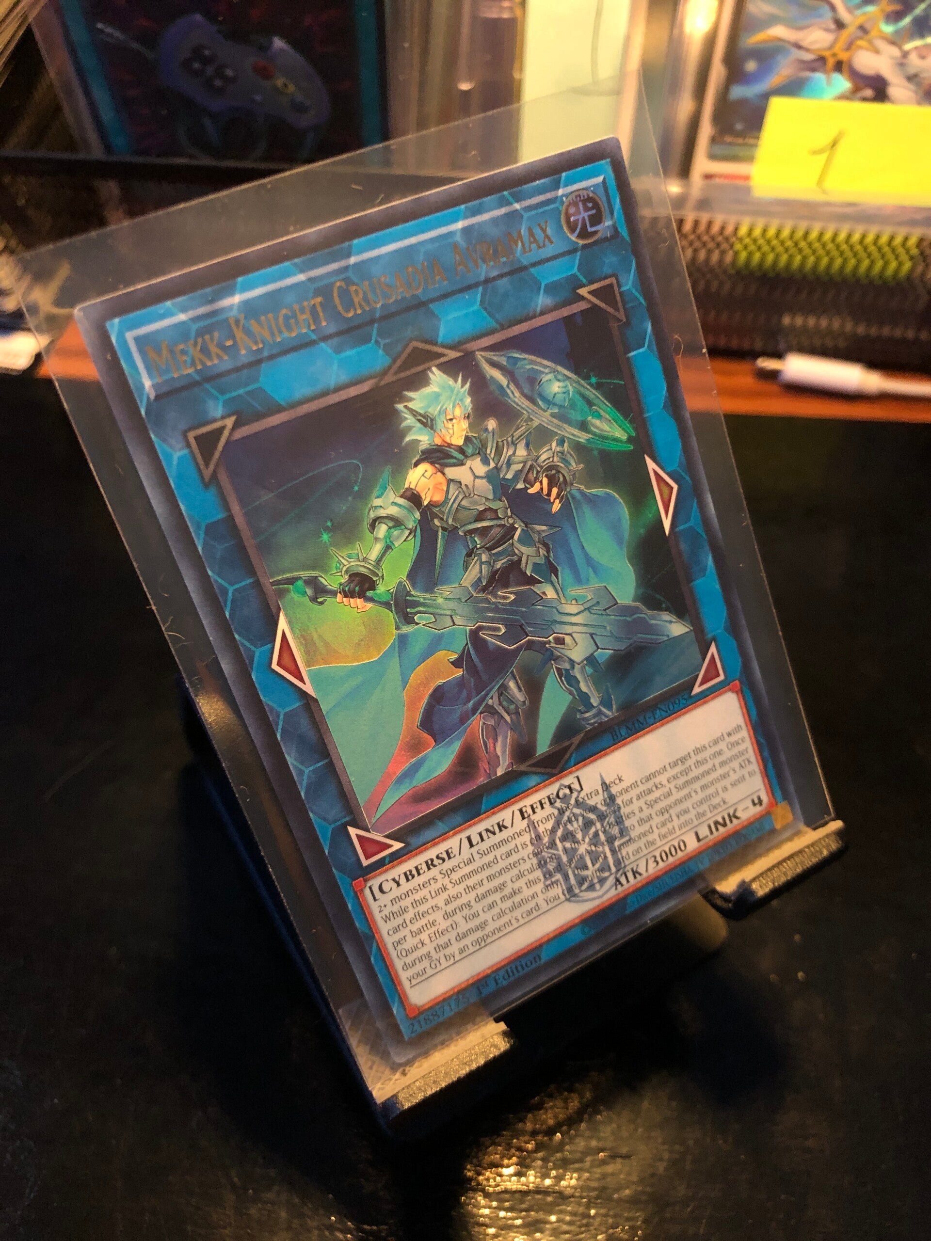 Yu-Gi-Oh! - Battles Of Legend: Monster Mayhem - Mekk-Knight Crusadia Avramax - Ultra Rare - BLMM-EN095 - Monster/Link/Effect Card