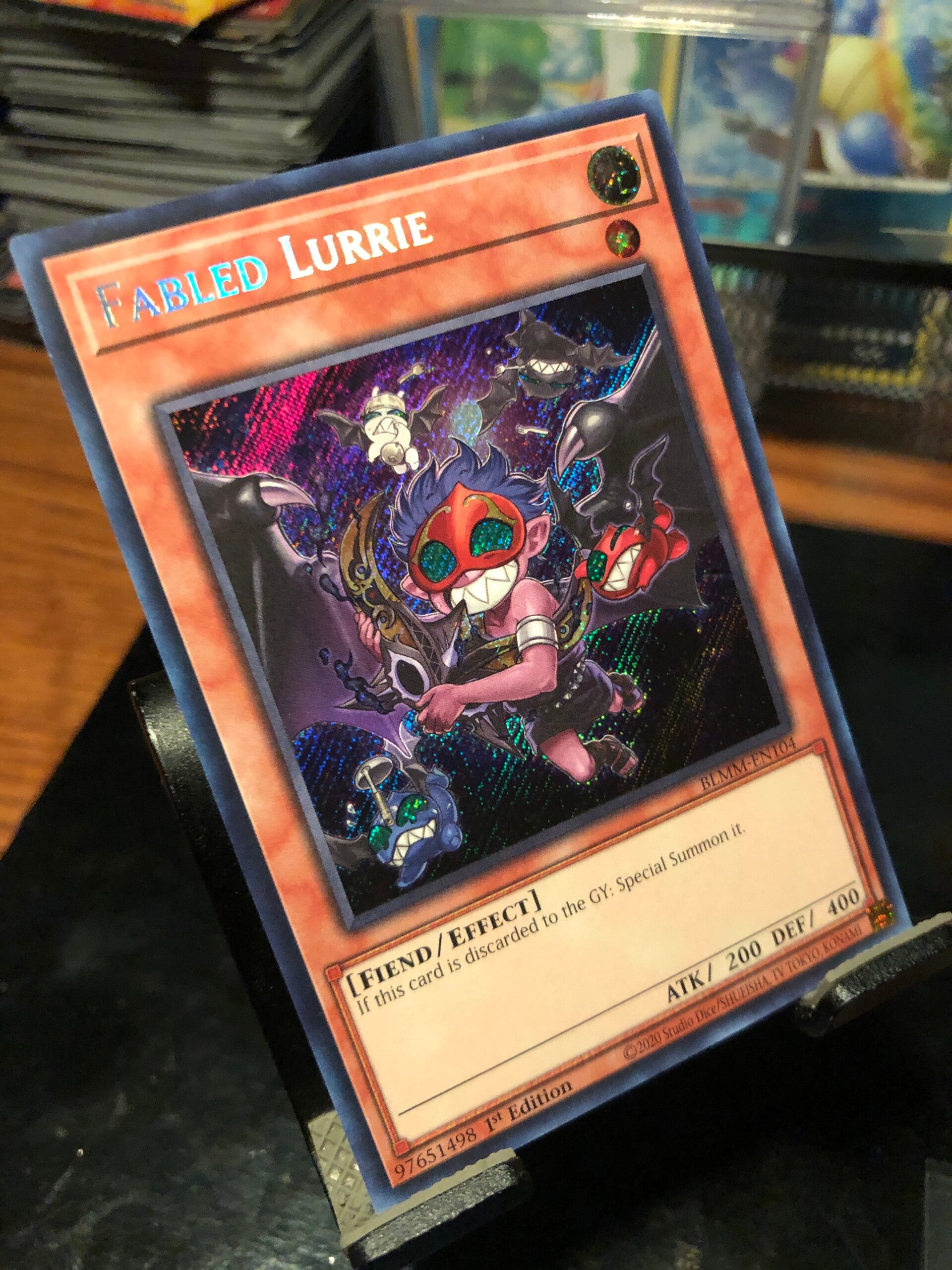 Yu-Gi-Oh! - Battles Of Legend: Monster Mayhem - Fabled Lurrie - Secret Rare - BLMM-EN104 - Monster/Effect Card