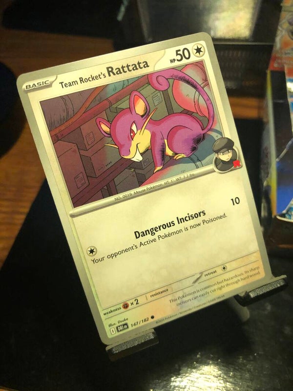 Pokémon - Destined Rivals - Team Rocket’s Rattata - 147/182 - Common