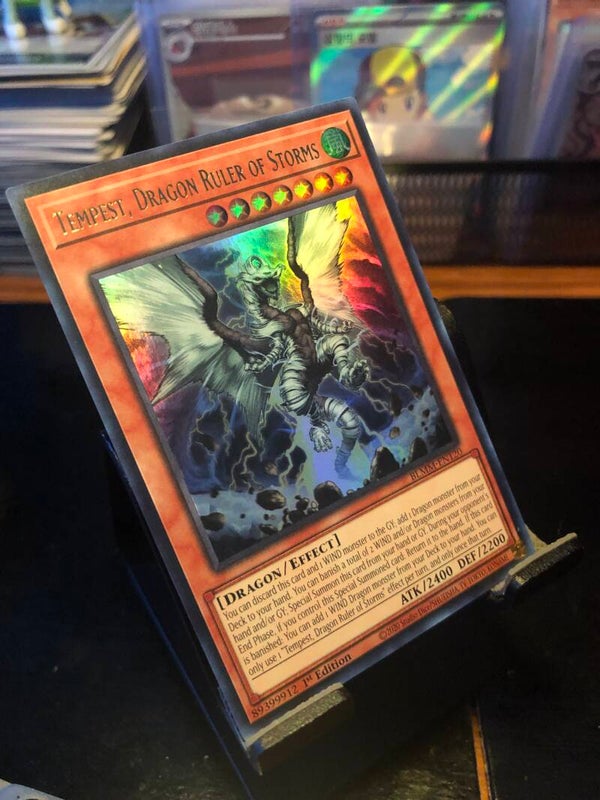Yu-Gi-Oh! - Tempest, Dragon Ruler of Storms - Ultra Rare - BLMM-EN120 - Monster/Effect Card - Battles of Legend: Monster Mayhem