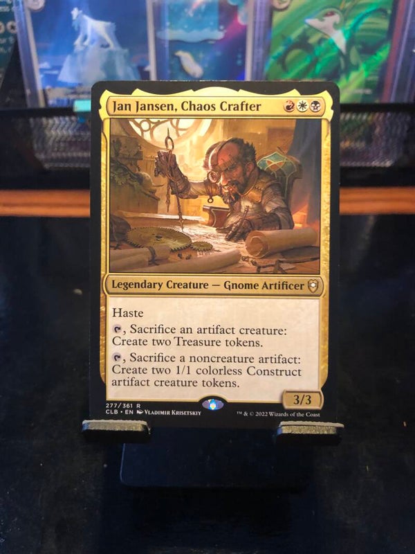 Magic The Gathering - Jan Jansen, Chaos Crafter  - Rare - CLB - 277/361