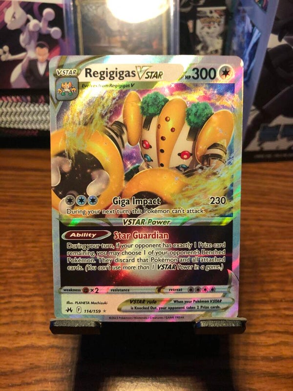 Pokémon - Crown Zenith - Regigigas VSTAR - 114/159 - Holo Rare VSTAR