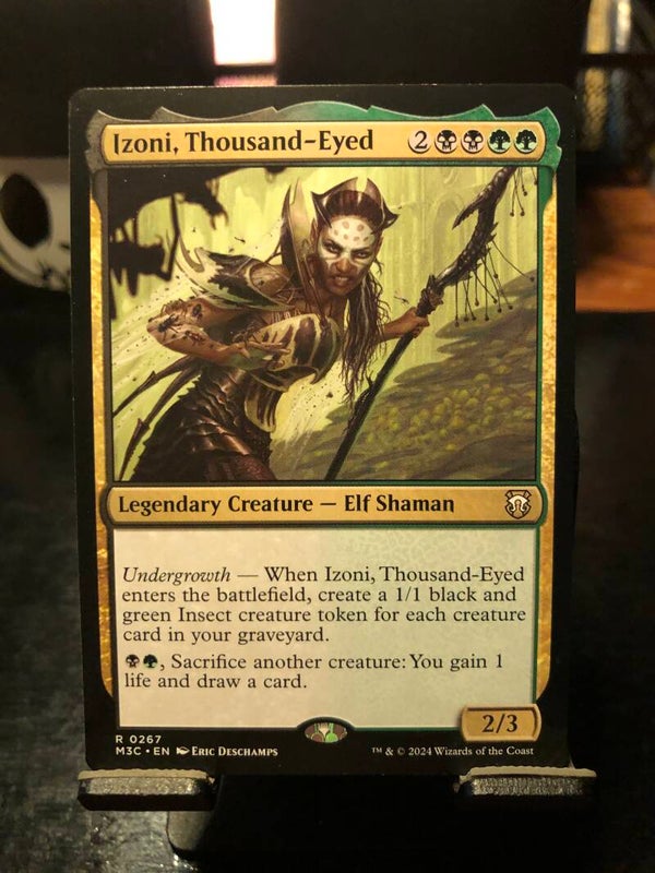 MTG | English | M3C | 2024 | Rare | Izoni, Thousand-Eyed (Multi.) | Legendary Creature - Elf Shaman | NM