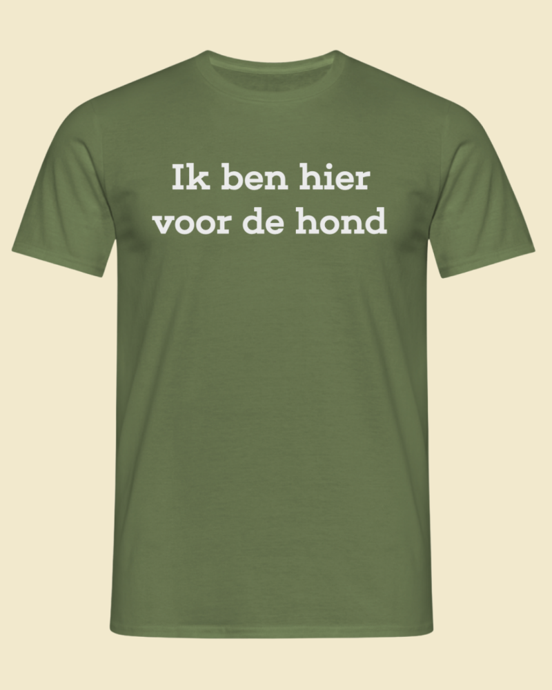 "Niet aaien" shirt