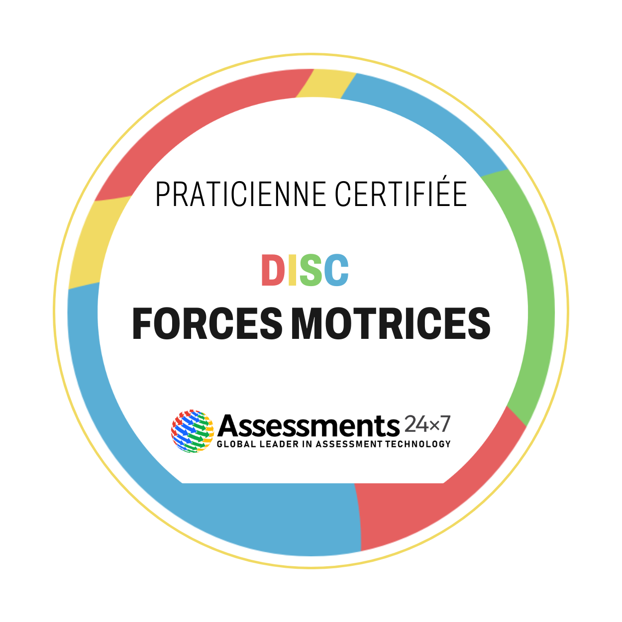 badge de certification DISC et Forces Motrices