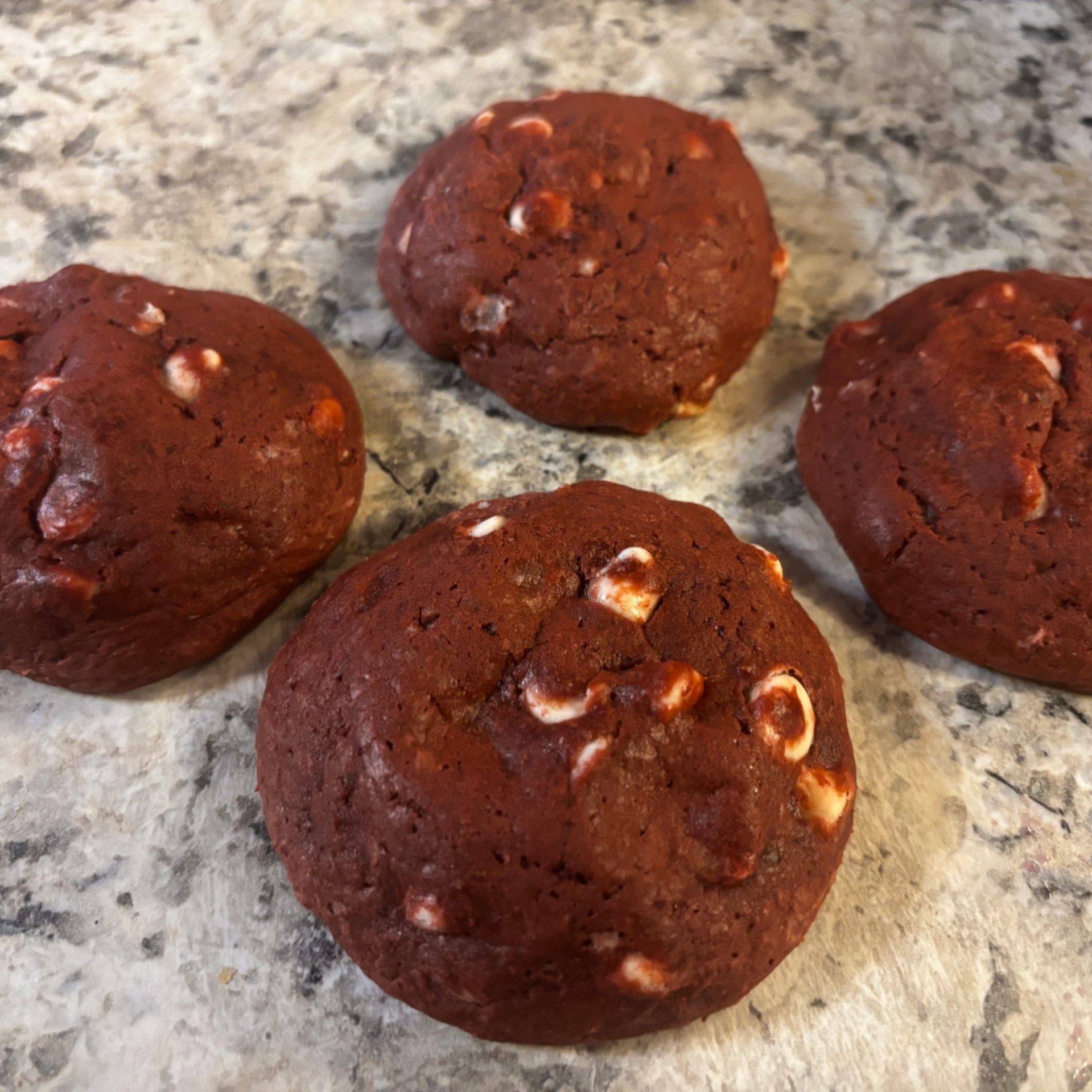 Red Velvet Cream Cheese Cookies