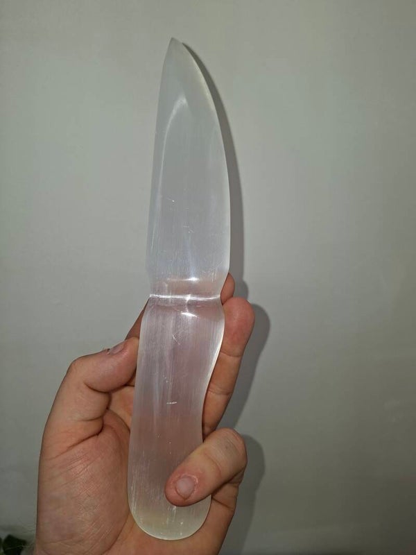 Selenite Knife