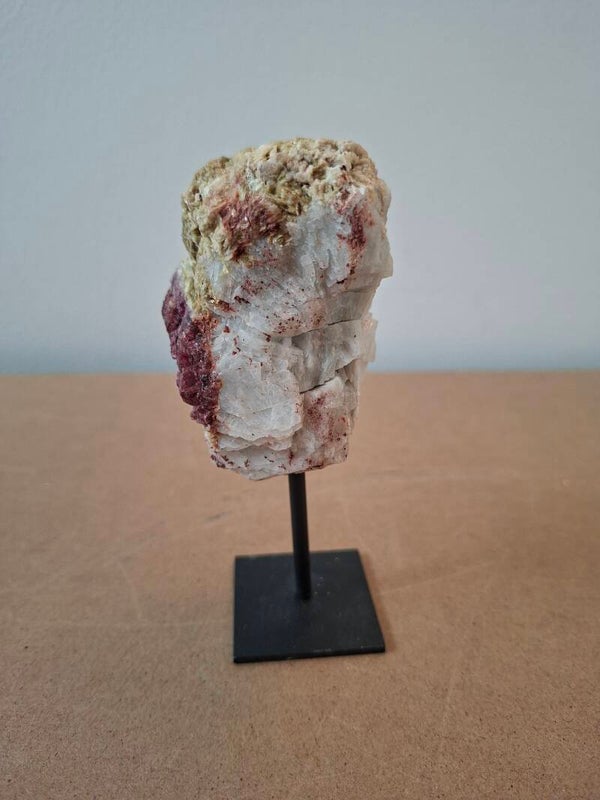 Albite Druzy on stand