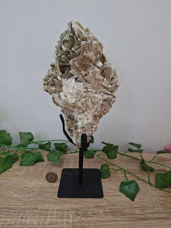 Natural Mica Specimen on Stand