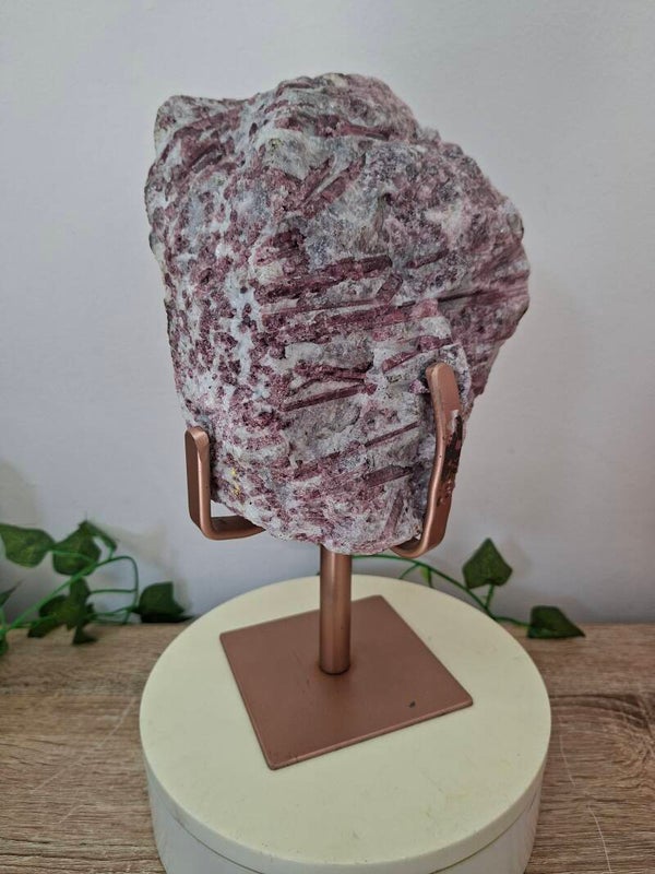 Pink Tourmaline in Quartz Matrix