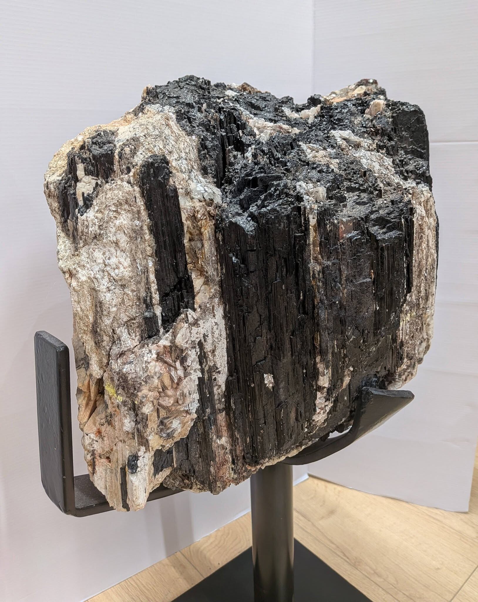 Black Tourmaline with Mica & Quartz