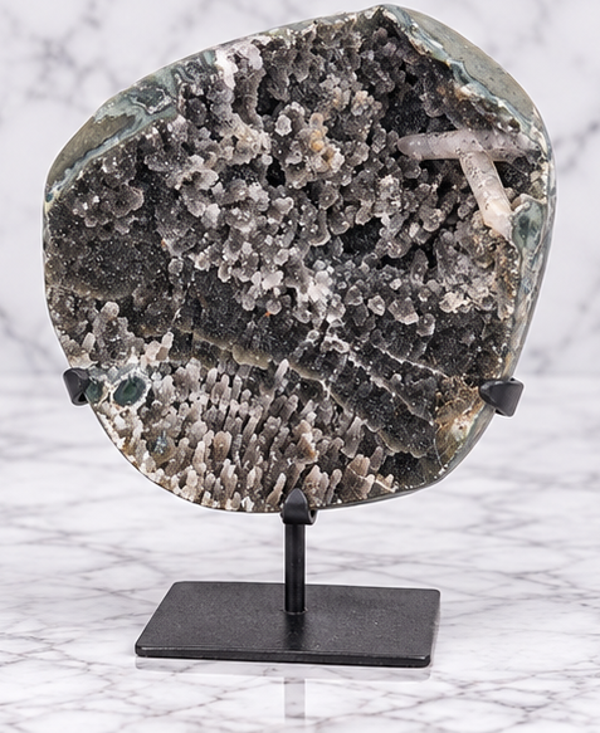 Black Amethyst Freeform on Stand