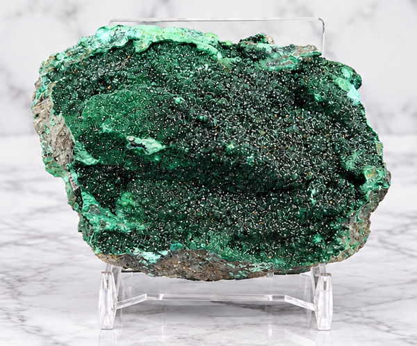Malachite Druzy Specimen