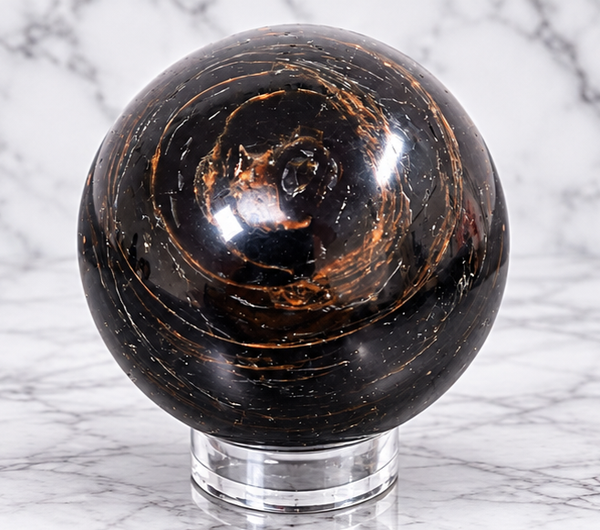 Black Tourmaline Sphere
