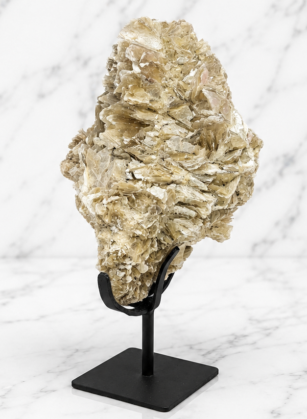 Natural Mica Specimen on Stand