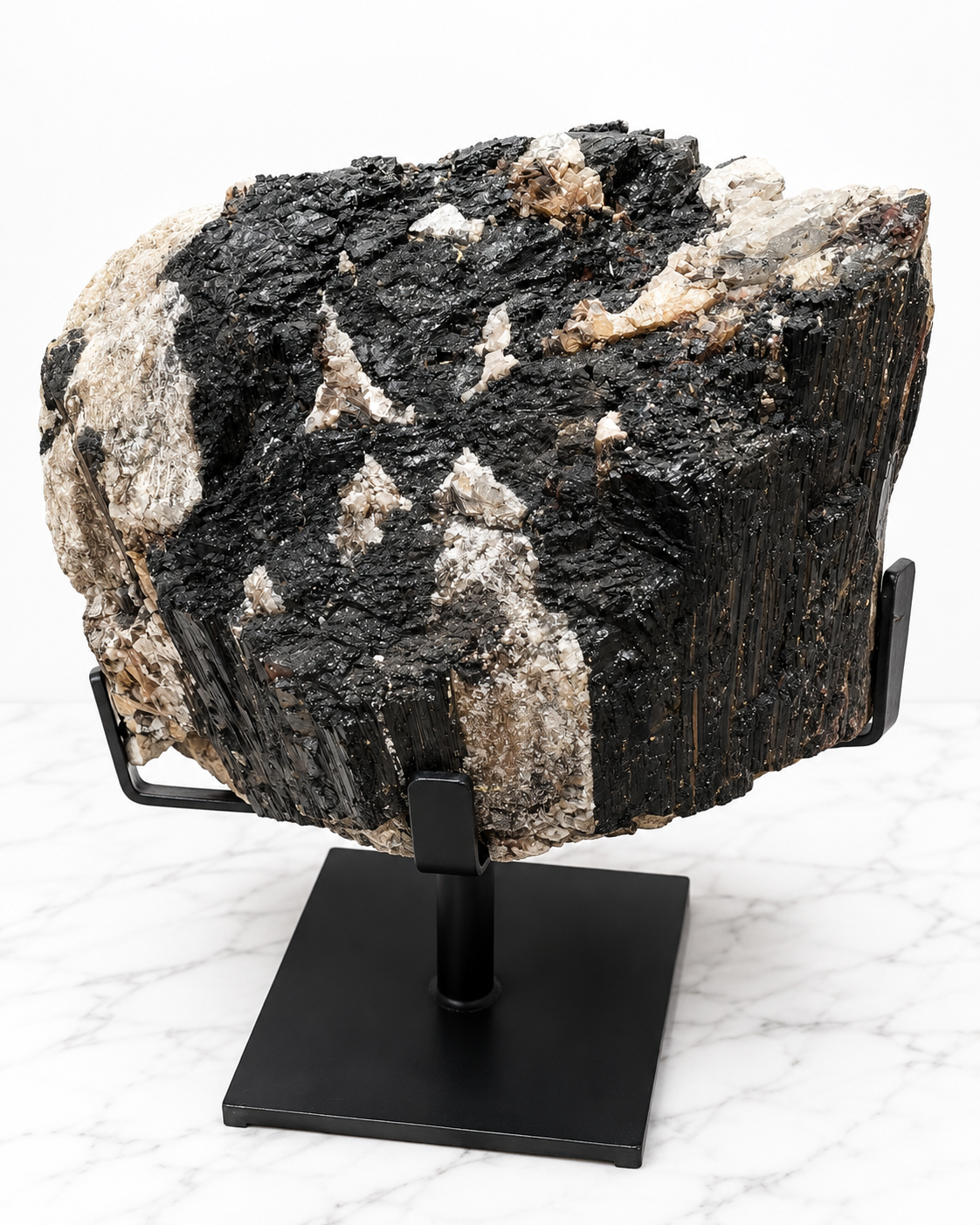 Black Tourmaline with Mica & Quartz