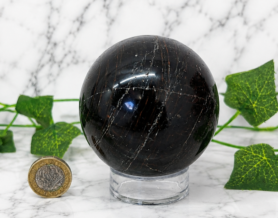 Black Tourmaline Sphere