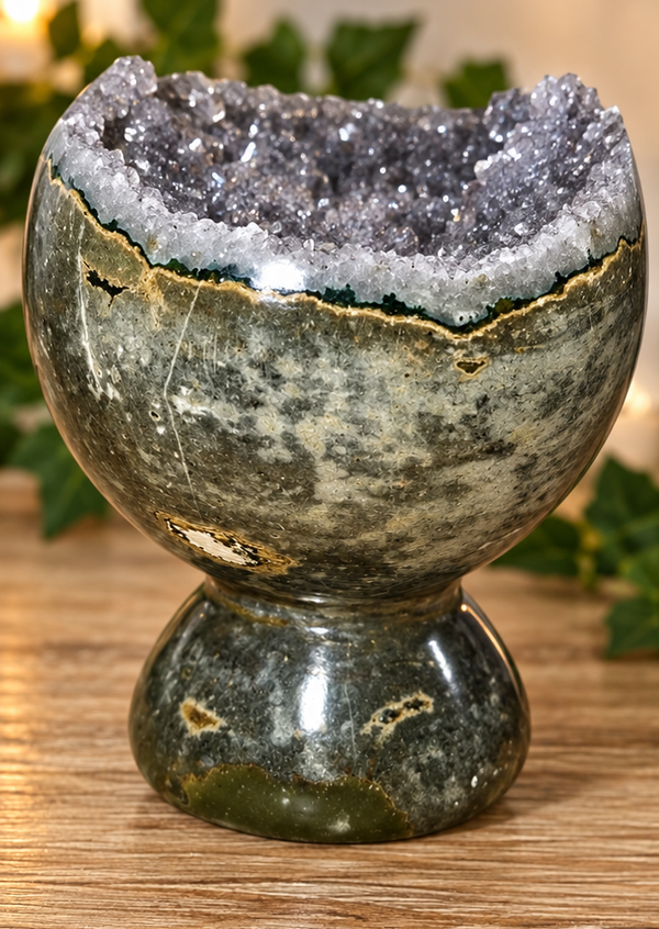 Uruguay Amethyst on Basatt Base