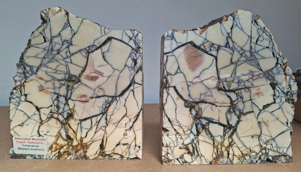 Brecciated Mookaite Bookends