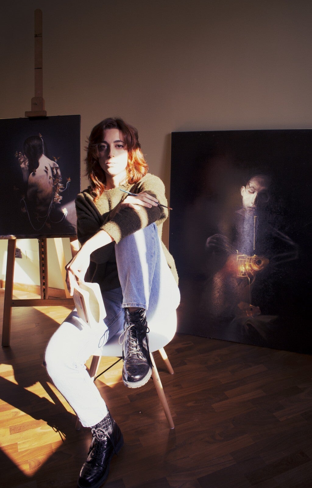 Selene Crezzini, associazione culturale officine analogiche, Castiglion fiorentino, Arezzo, Toscana. Corsi, workshop, scuola. pittura, disegno, quadri