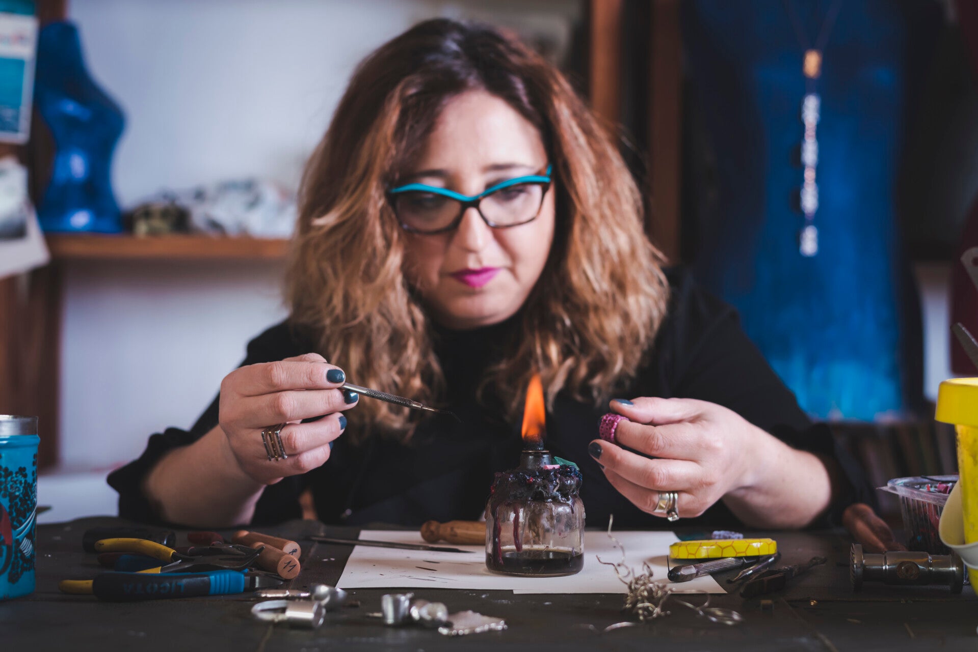 Florinda Guadagna, associazione culturale officine analogiche, Castiglion fiorentino, Arezzo, Toscana. Arti, mestieri, workshop. Corso di tecnica della cera persa