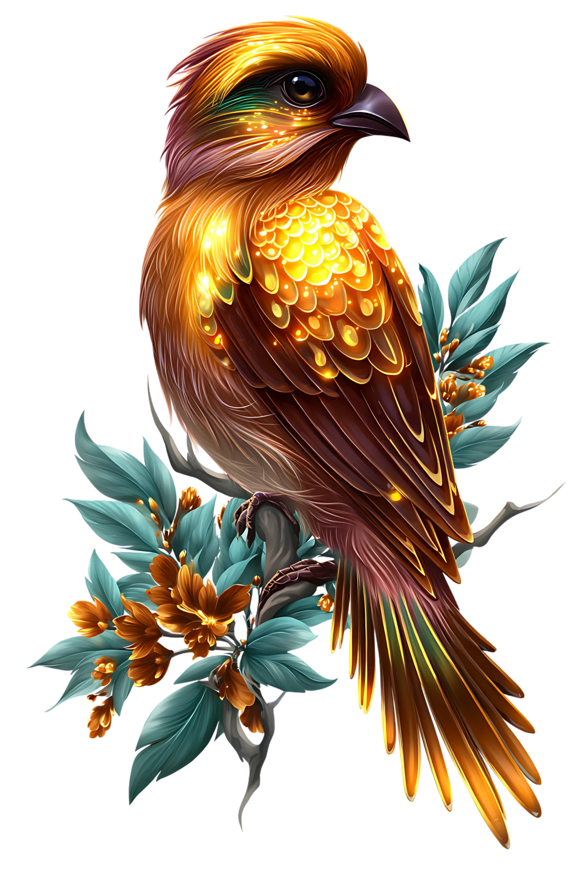 glowing bird 11