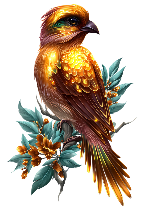 glowing bird 11