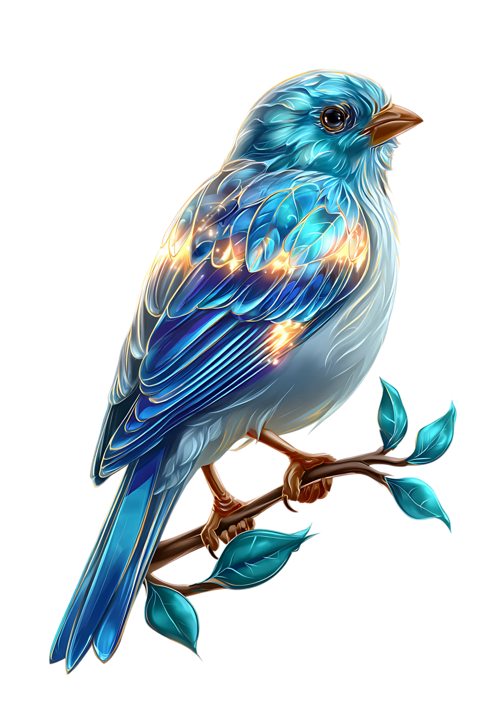 glowing bird 13