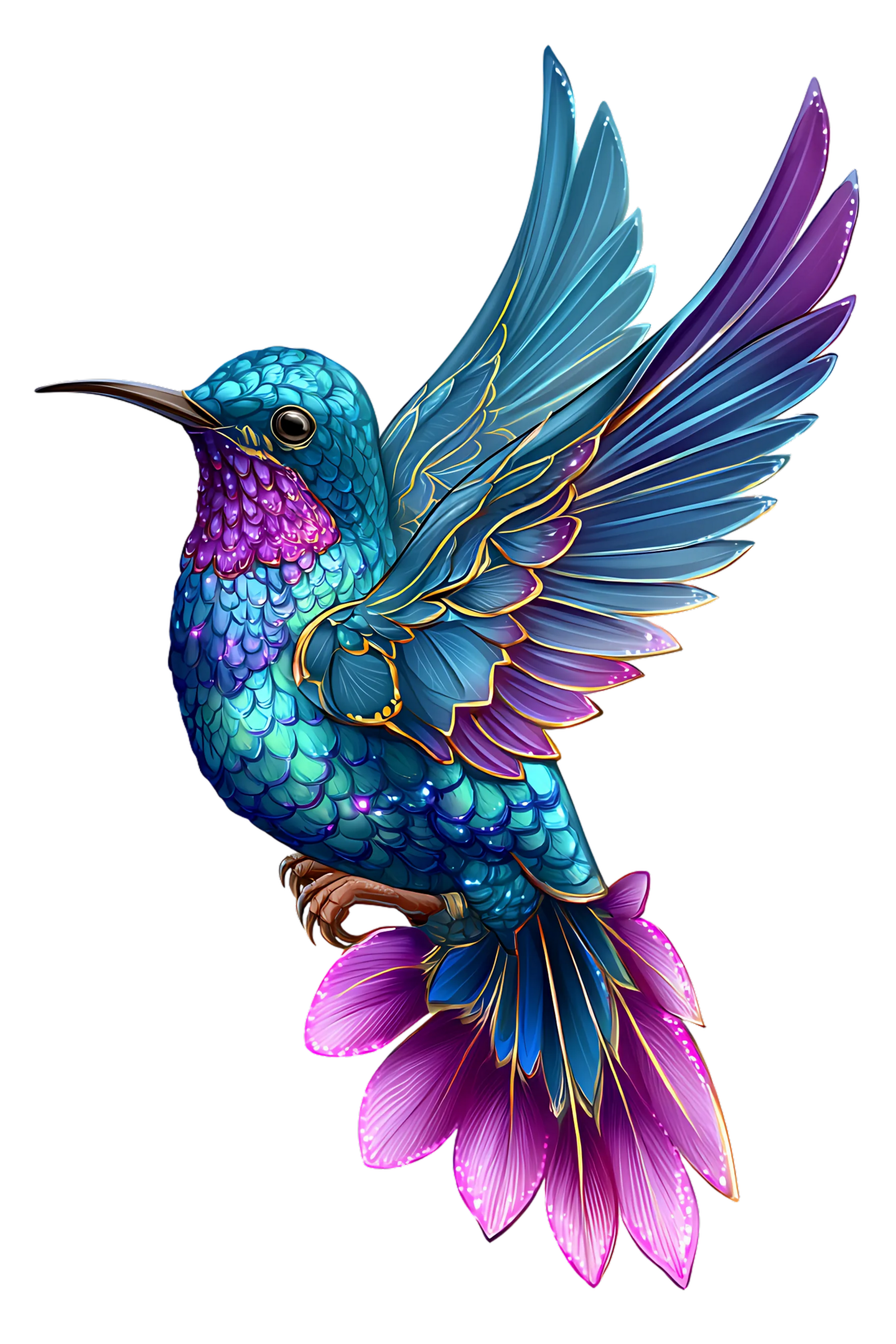 glowing bird 2