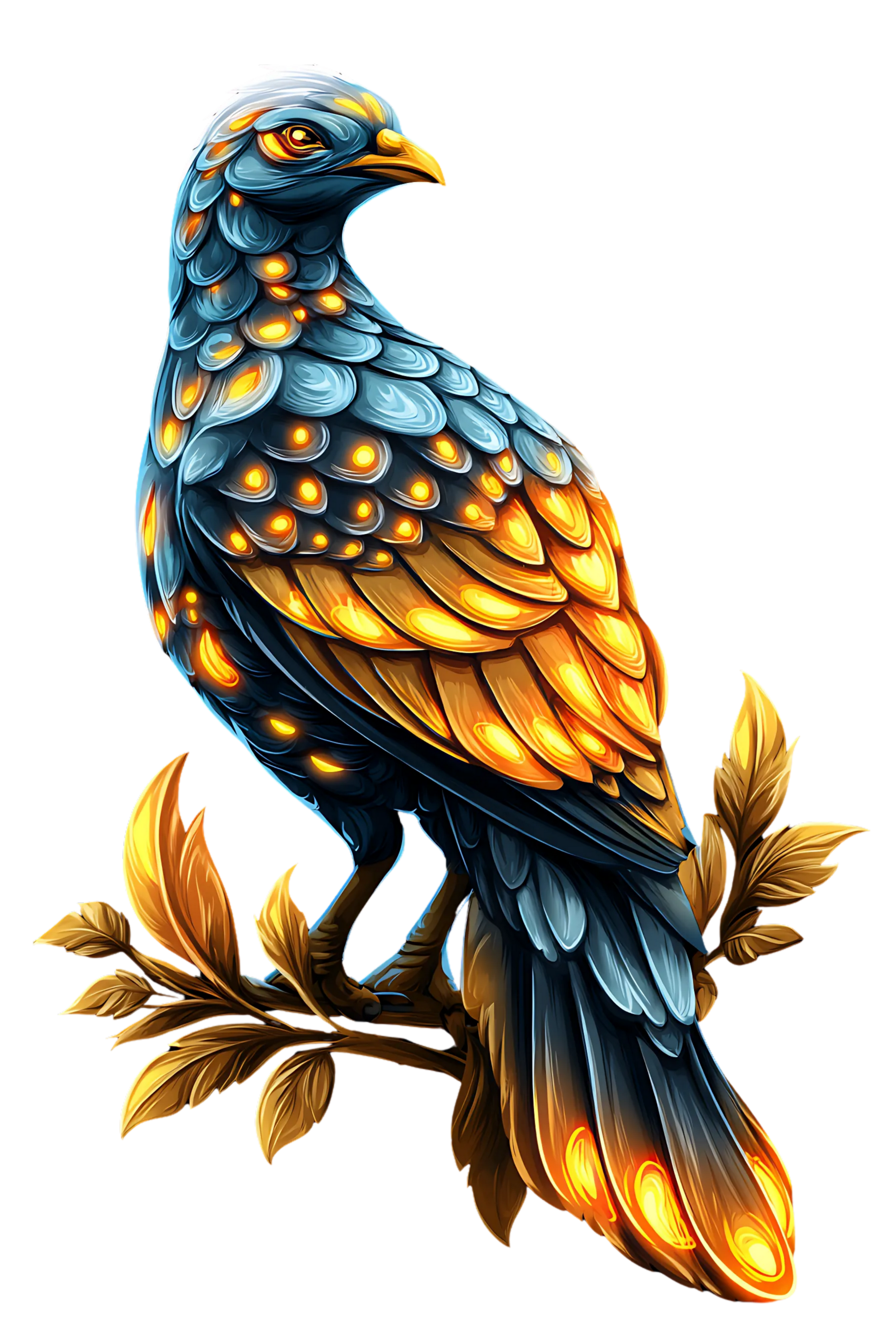 glowing bird 22