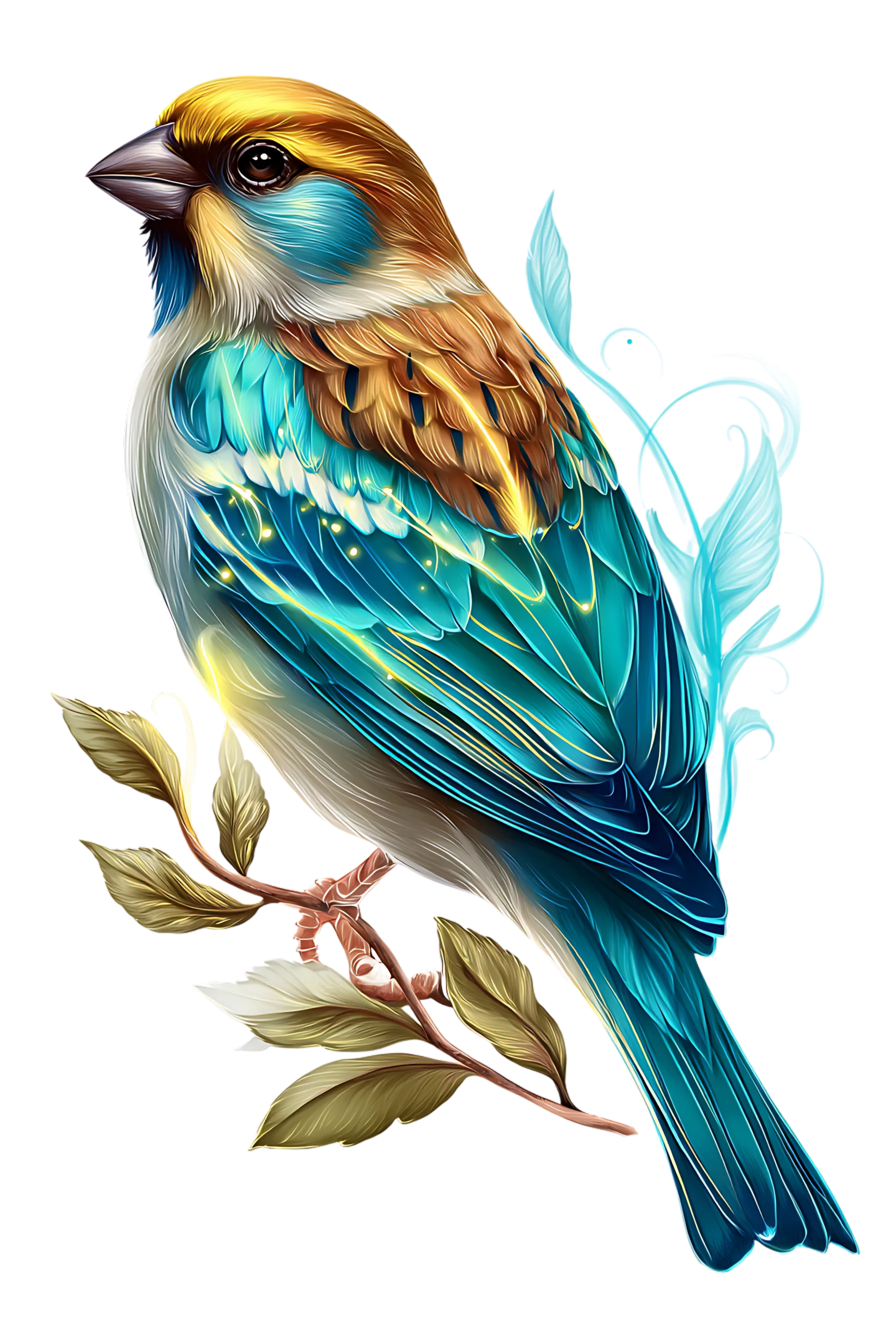 glowing bird 25