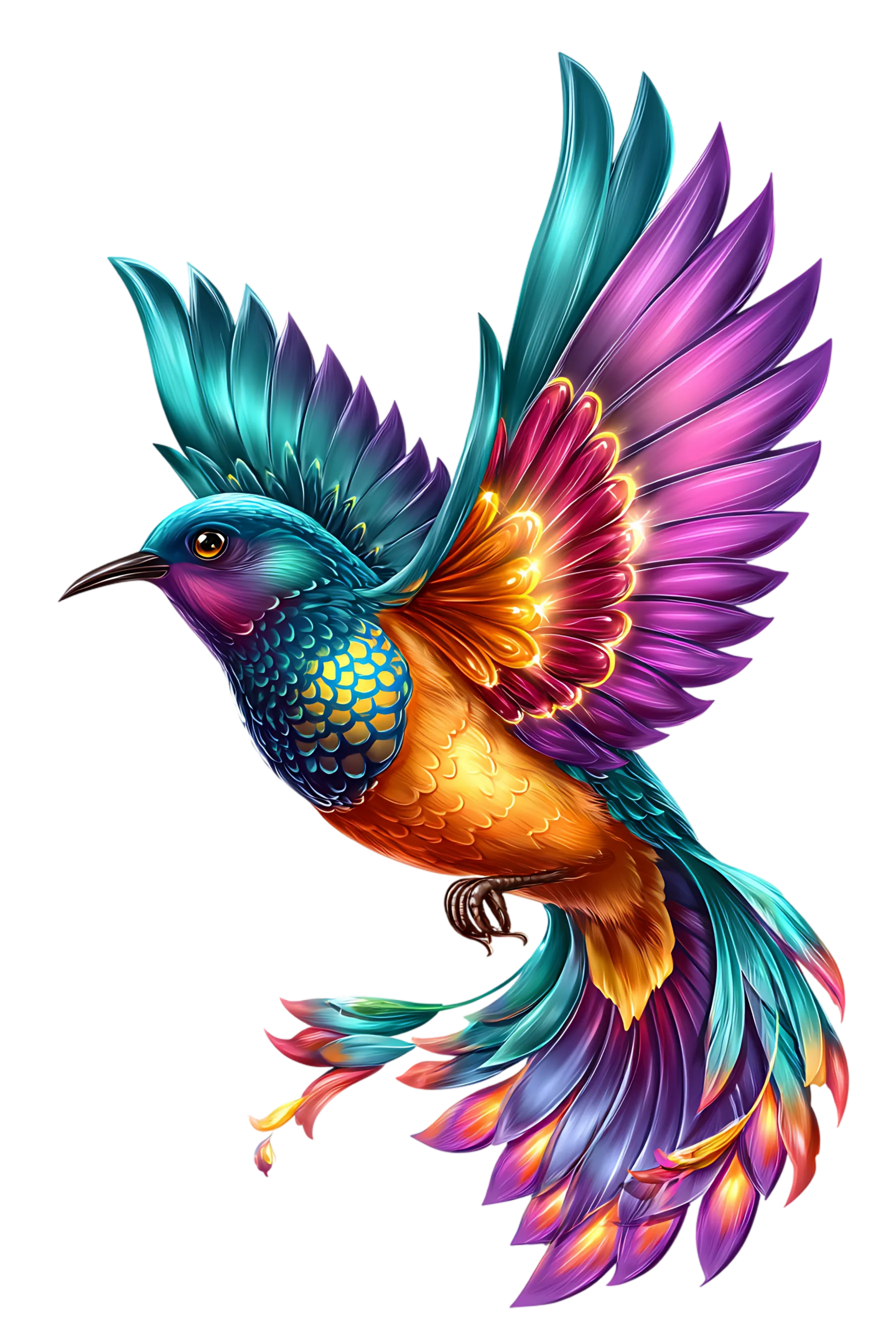 glowing bird 3
