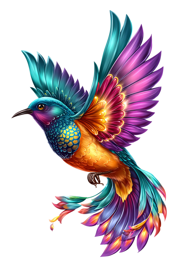 glowing bird 3