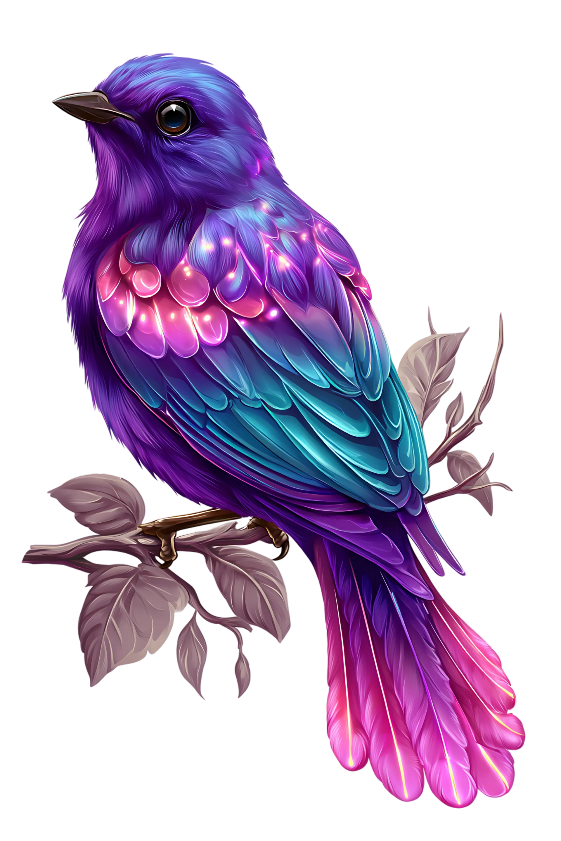 glowing bird 4