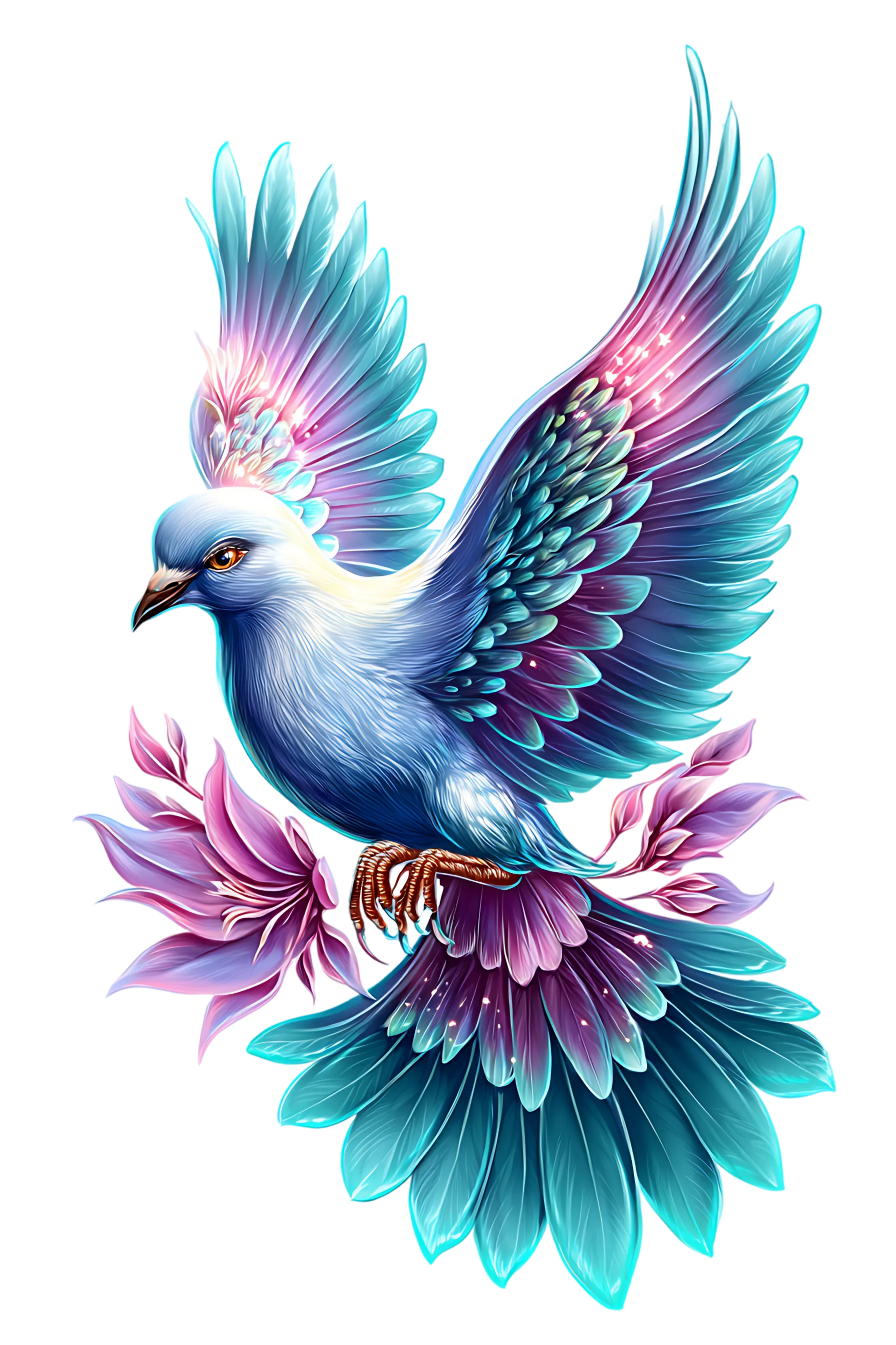 glowing bird 5