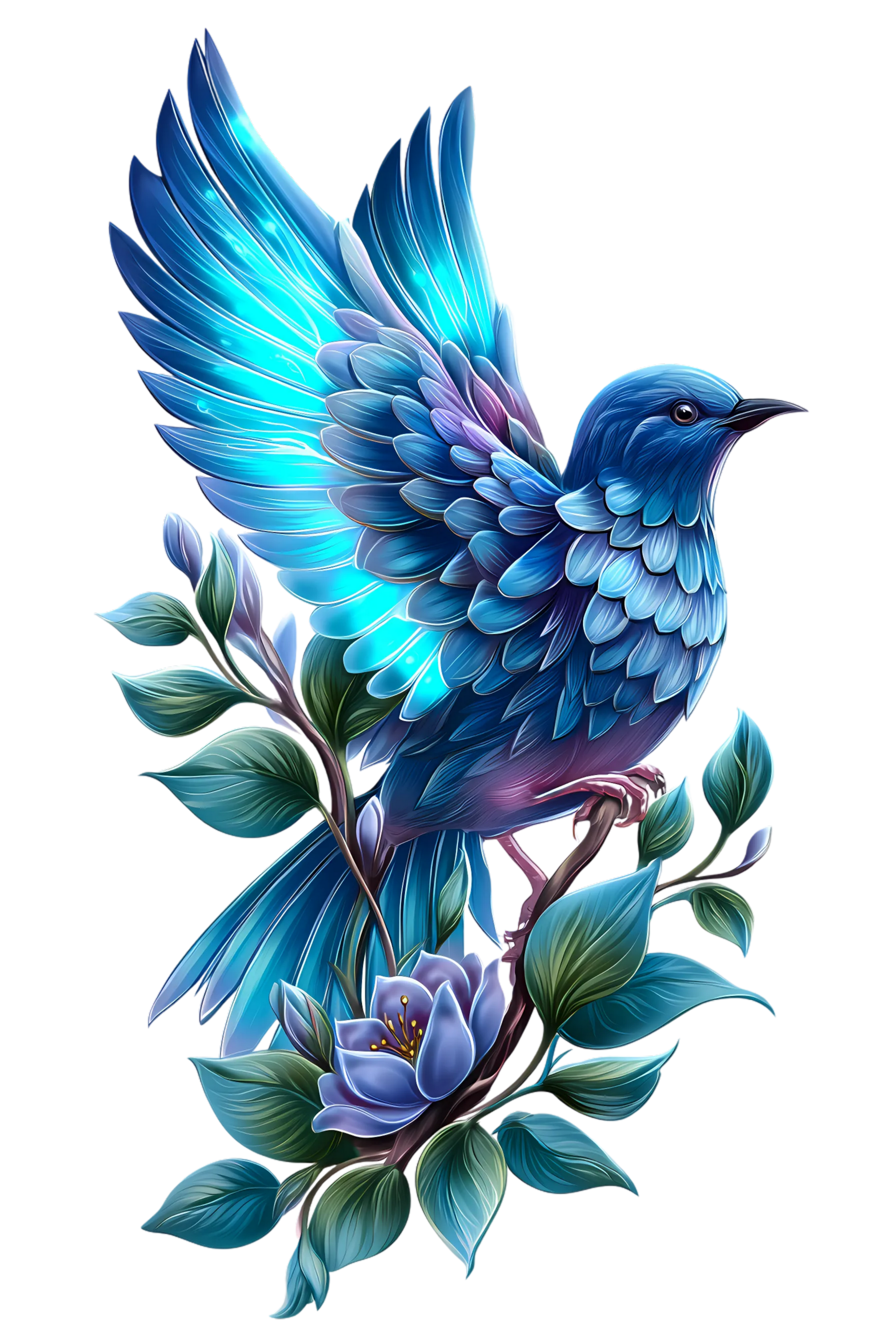 glowing bird 6