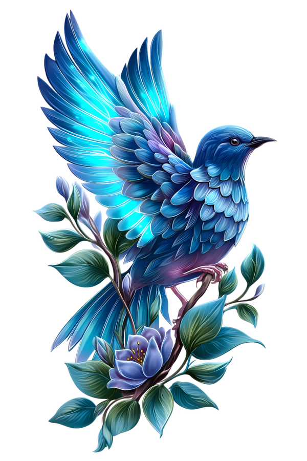 glowing bird 6