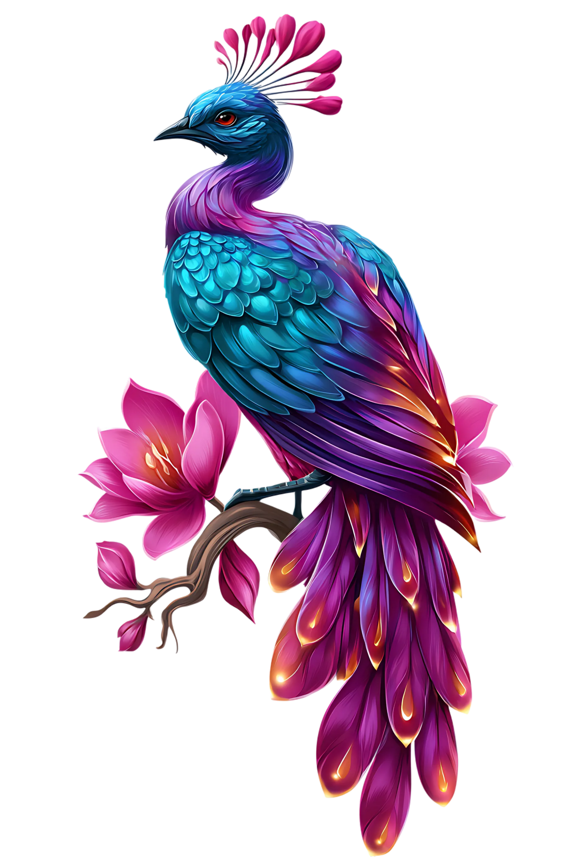 glowing bird 7