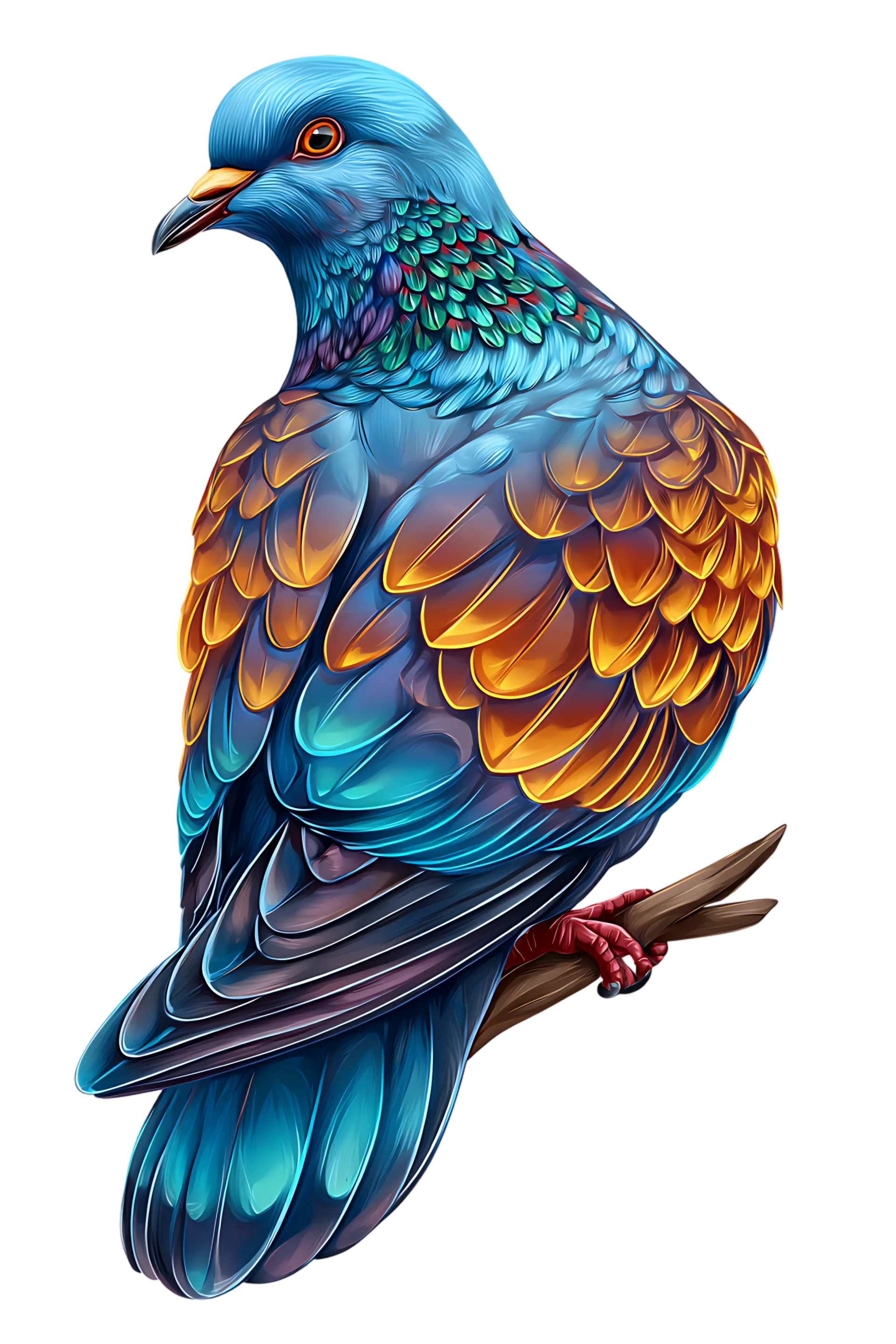 glowing bird 8