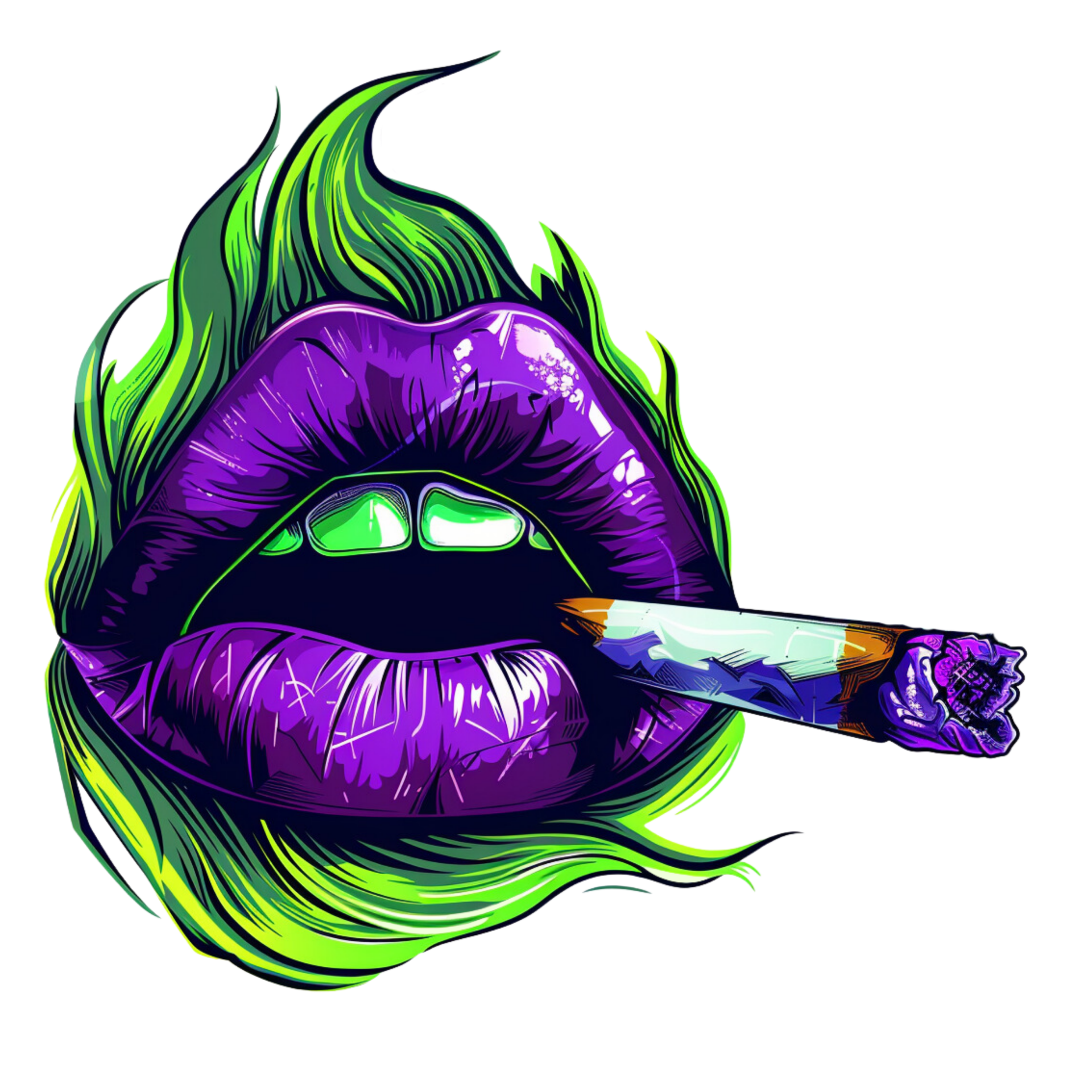 PURPLE LIPS