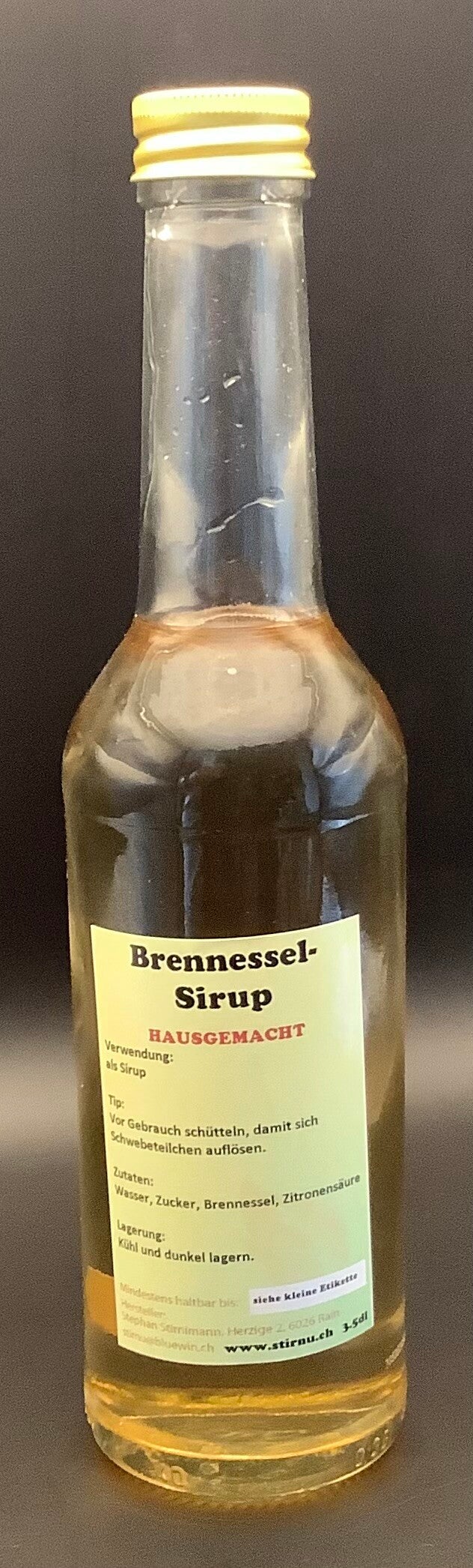 Brennesselsirup-Sirup HAUSGEMACHT aus EIGENEM ANBAU