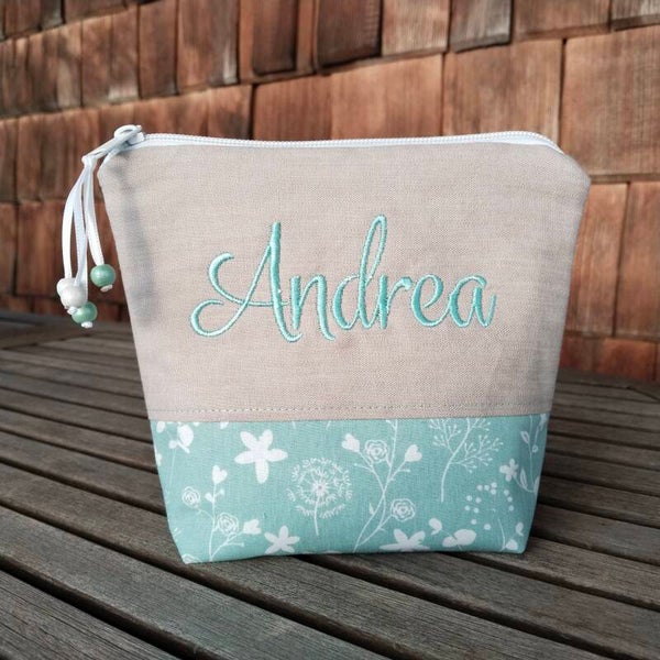 Tascherl mit Namen & Anhänger