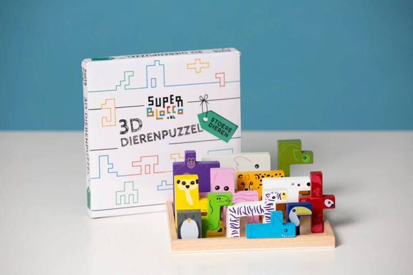 SuperBlocco - Stoere Dieren 3D Puzzel