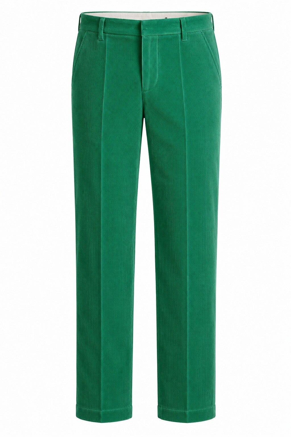 Pantalon en velours vert