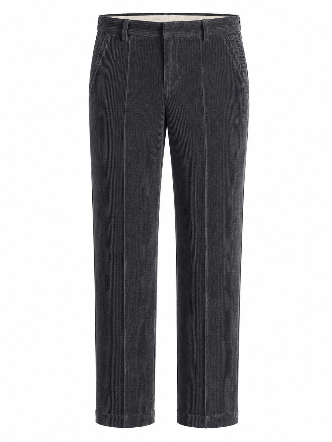 Pantalon en velours anthracite
