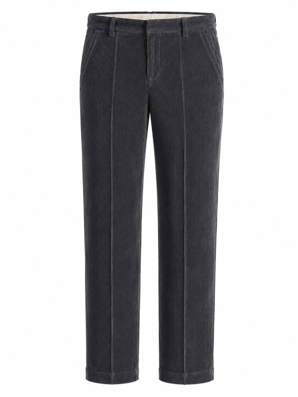 Pantalon en velours anthracite