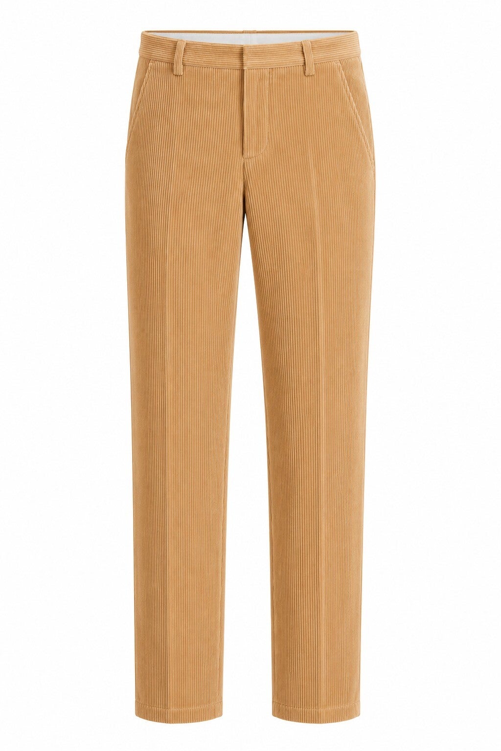 Pantalon en velours camel