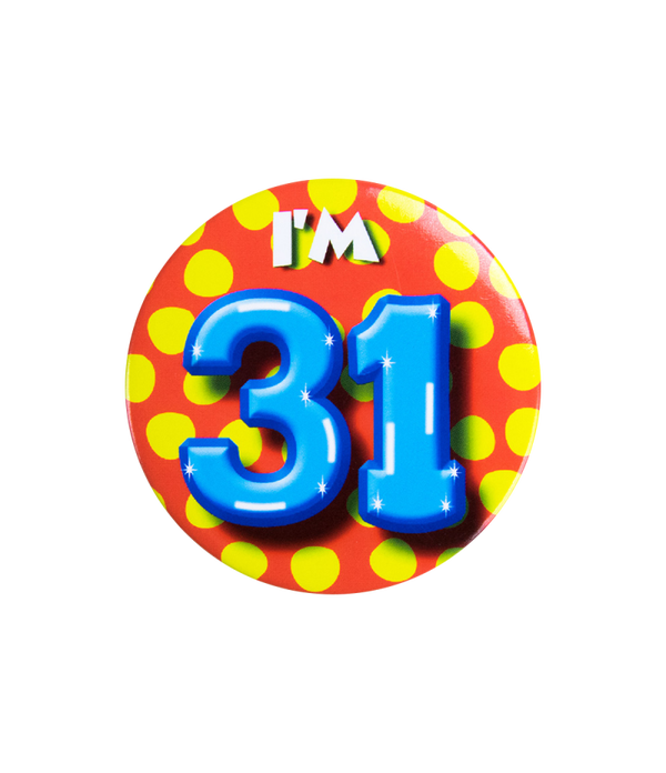 Button leeftijd – I’m 31
