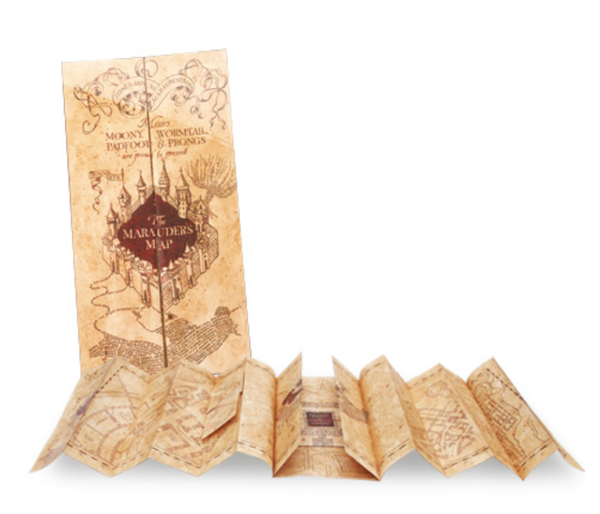 Harry Potter Marauder’s Map Replica 183 cm – Officiële Hogwarts Kaart