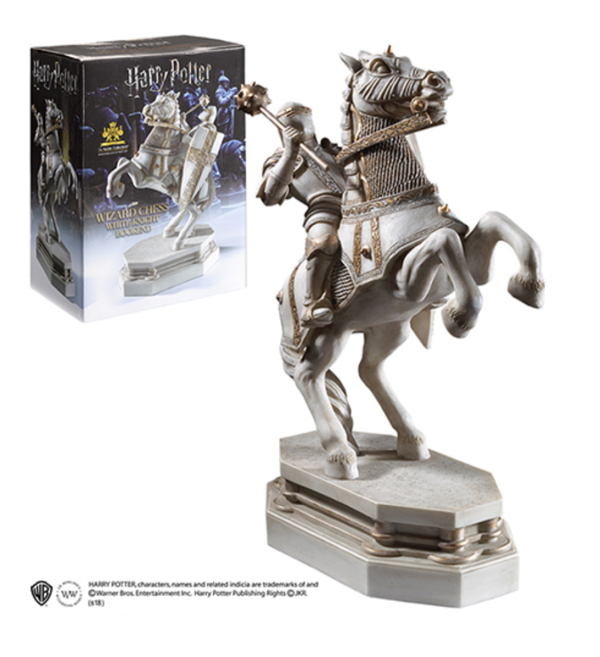 Wizard Chess Knight Bookend White – Harry Potter Boekensteun 25 cm